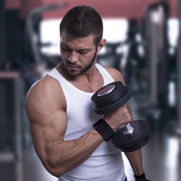 TRAINING GYM EXERCISE WRIST WRAPS - Picture 5 of 5